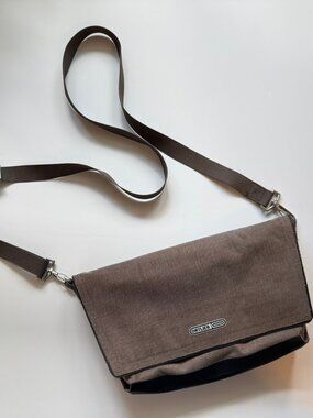 Ortlieb Coffee Brown Taupe Waterproof Velopocket Handlebar Shoulder Bag Purse